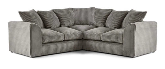 JUMBO CORD LARGE CORNER SOFA WITH DUAL ARMREST